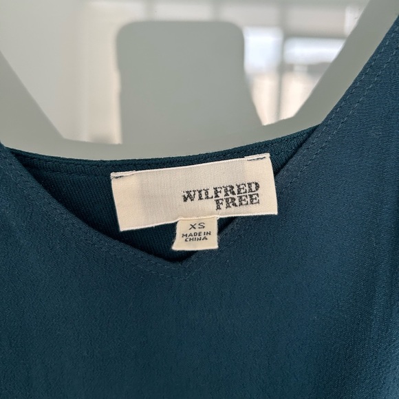 Wilfred Slip Dress / Dark Teal / XS - Picture 2 of 3